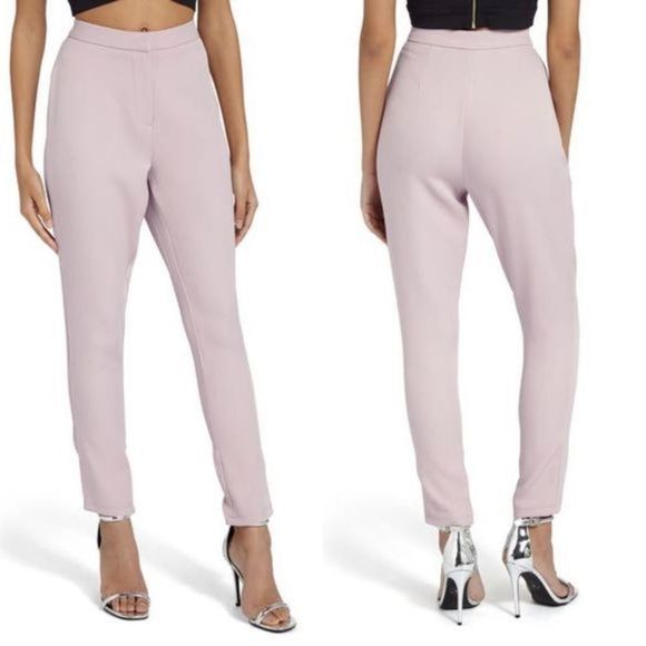 Missguided Blush Crepe Cigarette Trouser - Picture 3 of 11